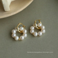 Shangjie OEM joyas  925 silver earring fruit plugs earrings women 2021 pearl stud earrings